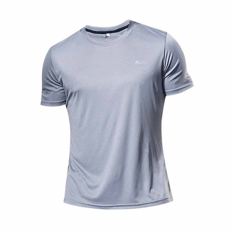 Custom Printing blank men's t-shirts 100% Polyester Sport Tee shirt blouses tops unisex gym dry-fit Plain T Shirt