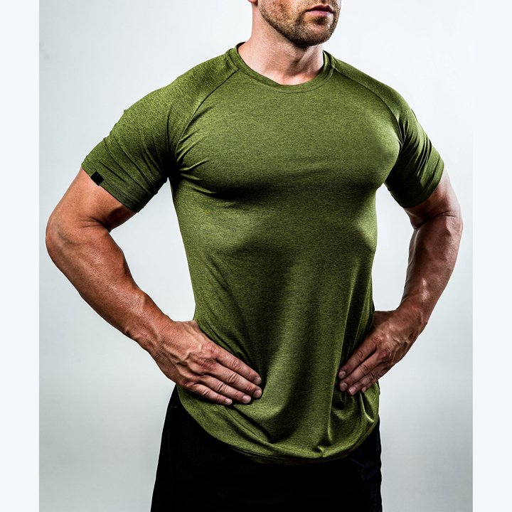 Custom Men's Gym Fitness Apparel Workout Hemp T Shirts Short Sleeve T-shirt Muscle Fitness O Neck Tee Tops men gym t shirts