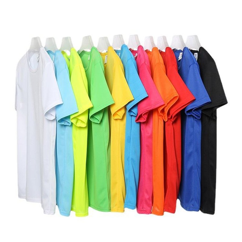 Wholesale Custom Logo Printing Polyester T-shirt Breathable Quick Dry Running Fitness Gym Men dri fi T Shirts