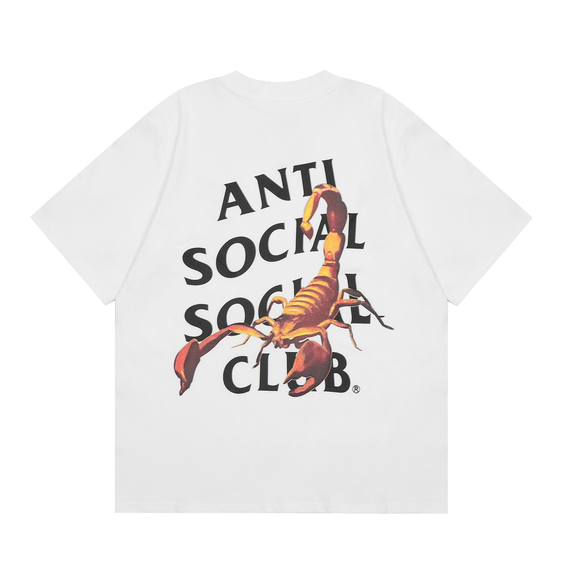 Anti Social Club T Shirts Men's Clothing Streetwear Tshirts High Quality 100% Cotton Graphic T-Shirts For Men