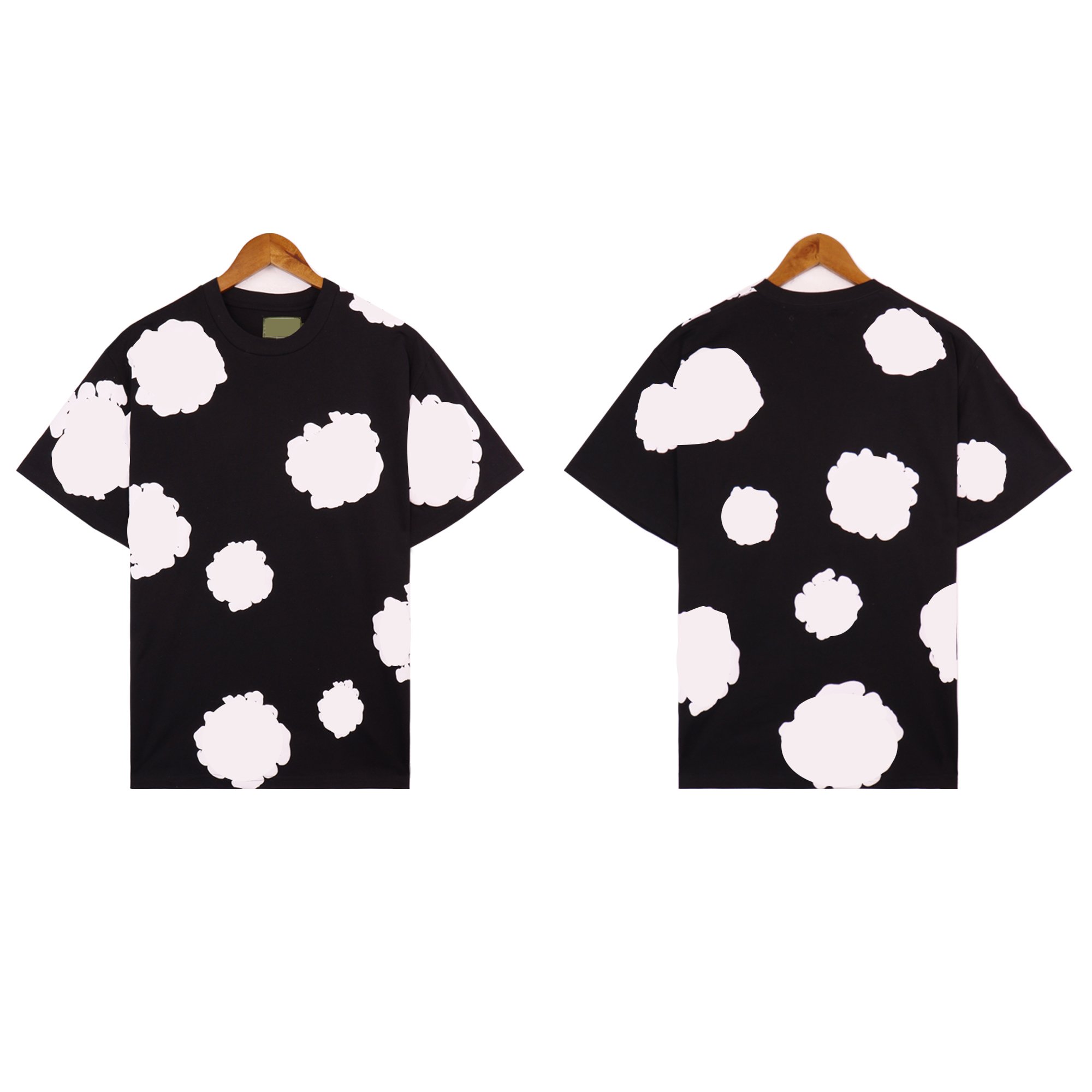 Wholesale clothing Style Clothing Men's T Shirt Puff Printing Customized Logo T Shirt