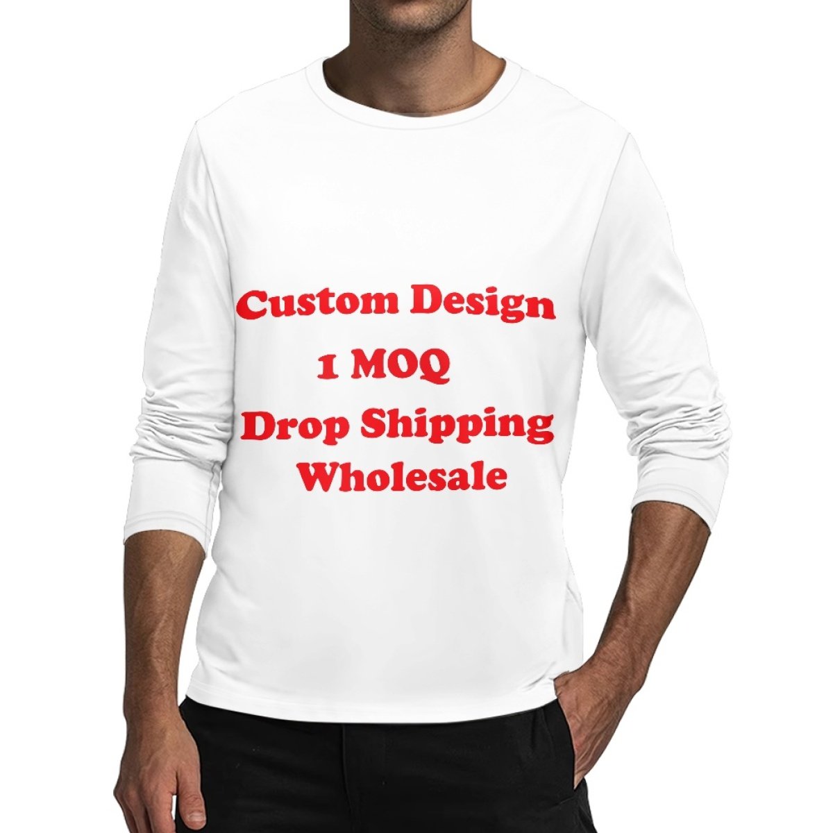 Unique New Product Custom Printing Cozy Men's Long Sleeve T Shirt Print Japanese Anime Boy Cartoon Animation Peripherals Tee