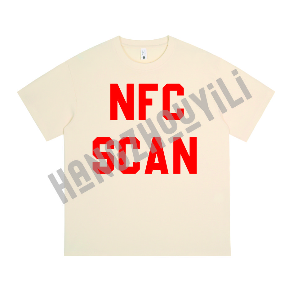 1:1 2024 Fashion Brand Hell Cotton StarStreet Wear Nfc Scan T Shirt Hell star shirt Oversized T-shirt High Quality T Shirt