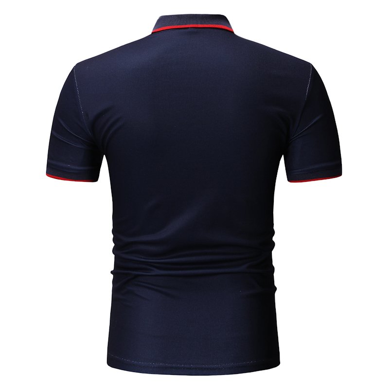 Custom Logo Factory Wholesale Summer Short Sleeve Stripe Polo T-shirt Sports Men's T-shirt