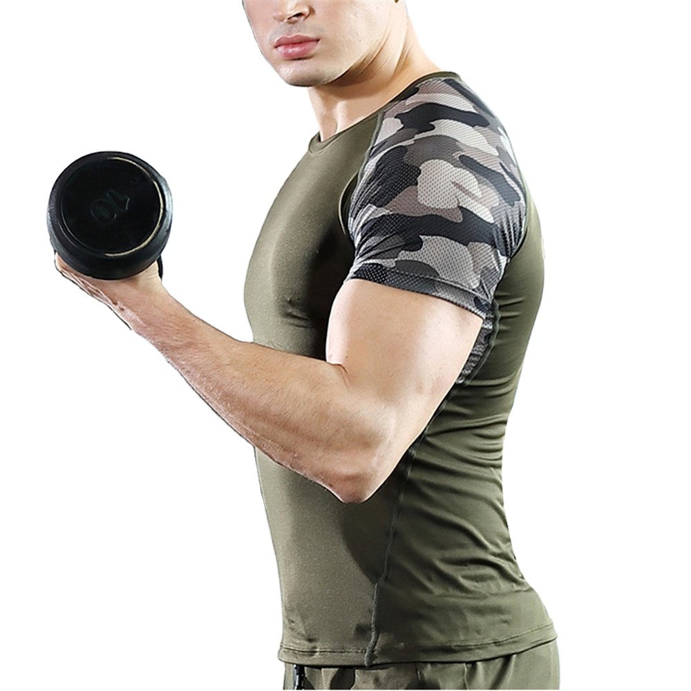 Wholesale Low MOQ High Quality O Neck Fitness Men'S T-Shirts Plus Size T-Shirts Customization