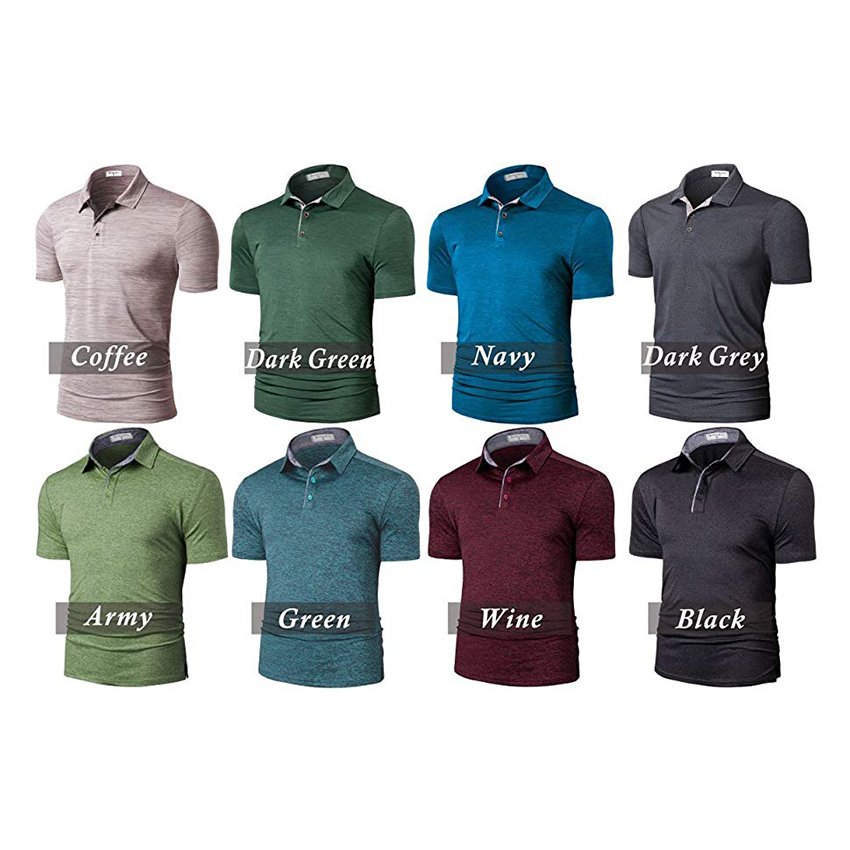 New arrival casual slim fit men short sleeve 100% cotton golf polo t-shirt Hot Sale Custom Quick Dry Breathable Anit-wrinkle