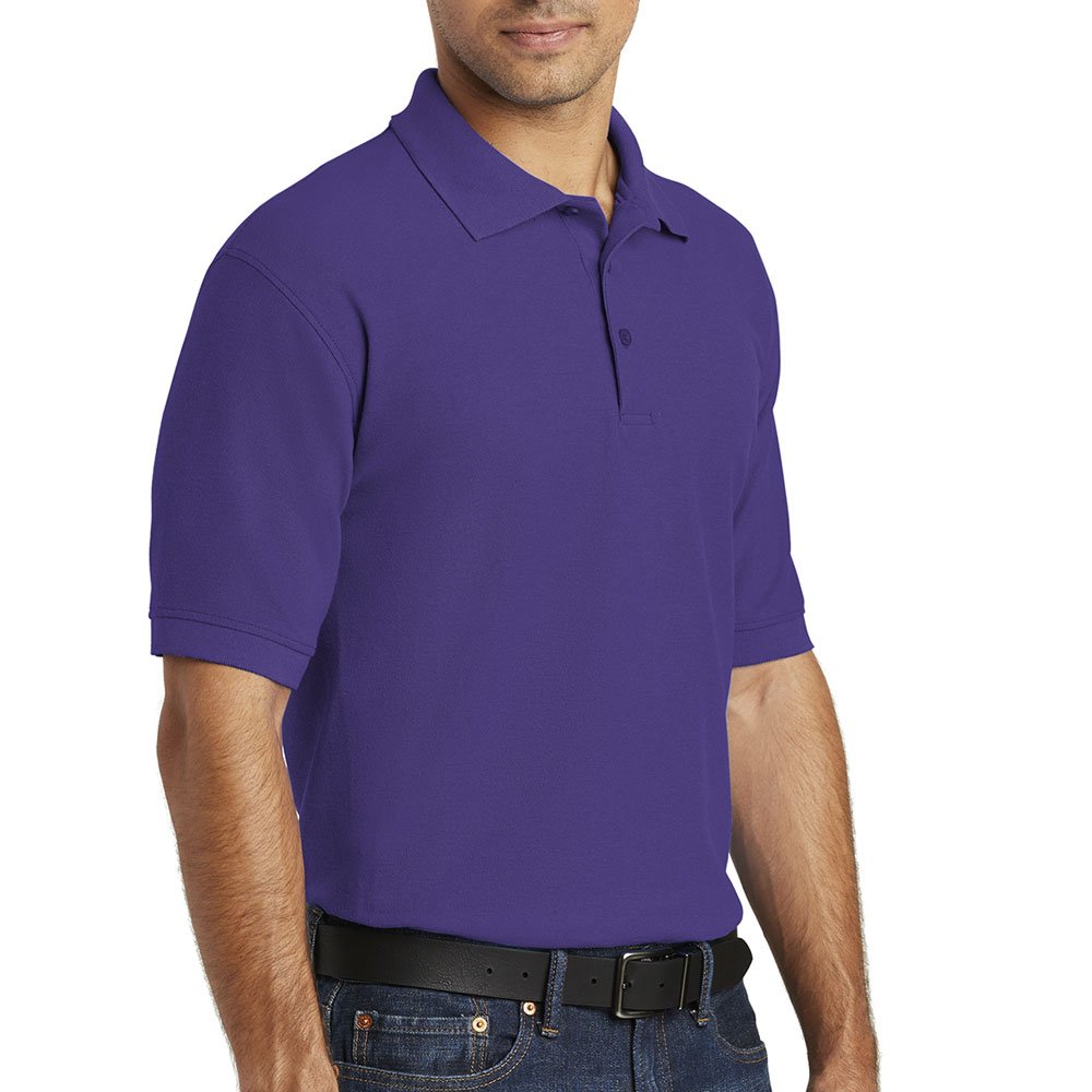 2023 New Wholesale Purple Color OEM Cotton Golf Polo Shirt Blank Embroidered High Quality Custom Turtleneck Men's Polo Shirts