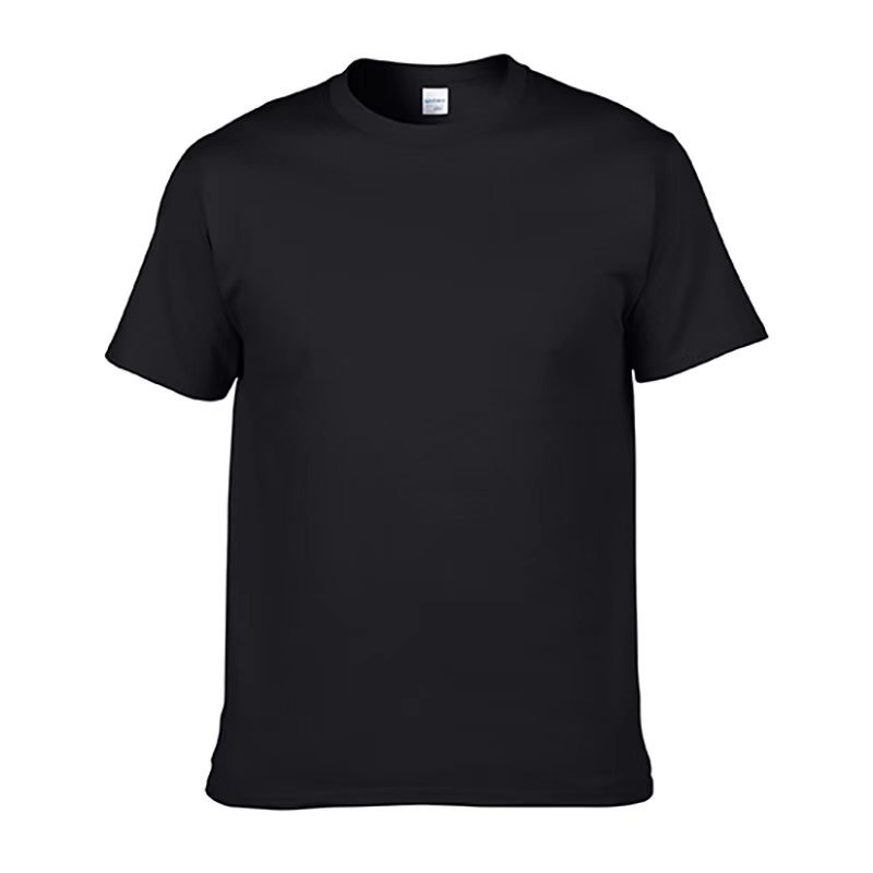 Custom 3D Puff Printing 100 Cotton Casual Short Sleeve Men Top Plain Tee Shirts Men's T-shirts with print logo Heat Press Tshirt