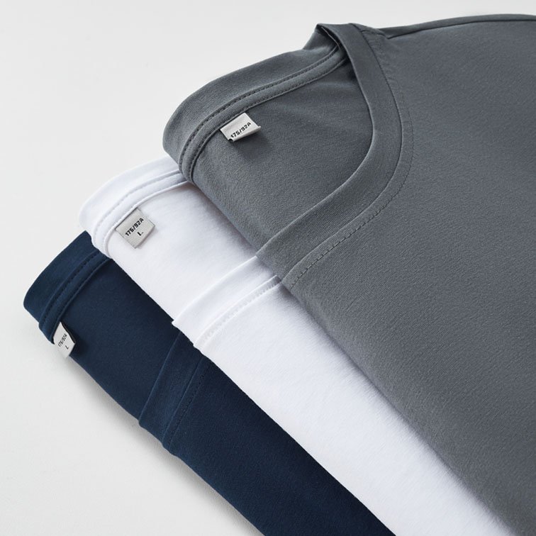 Active Wear Plus Size Men's Athletic T Shirts Shorts Sleeve Light Weight Ice Modal Workout Basic Sport Gym T-shirts For Men