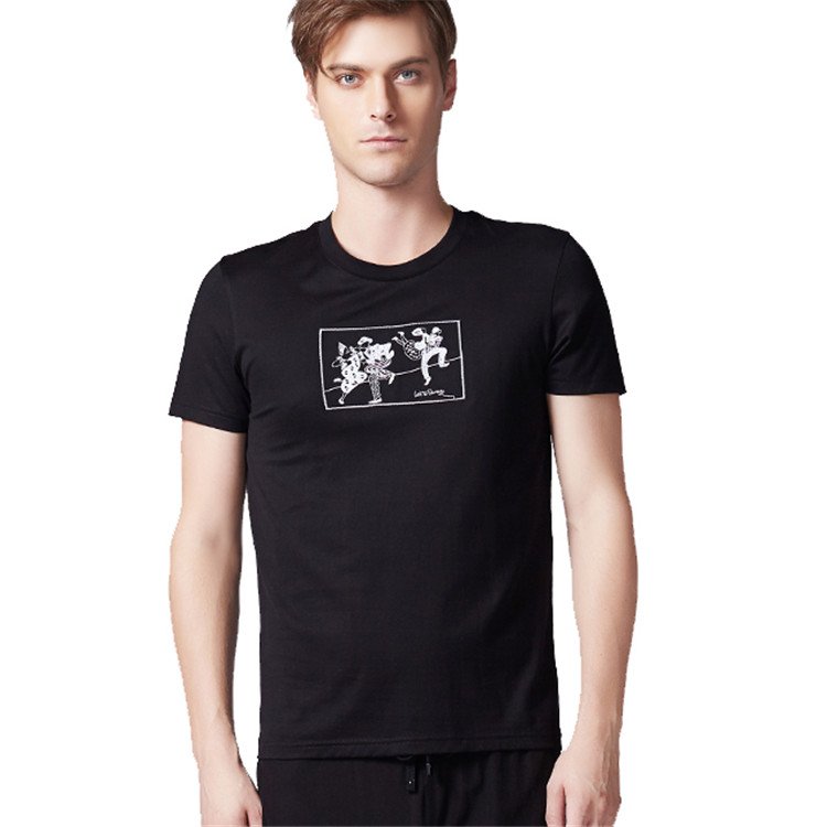 men's short sleeve blank 180-280gsm 100% cotton fitted tshirt custom silk screen t-shirts embroidery print logo quality t shirt