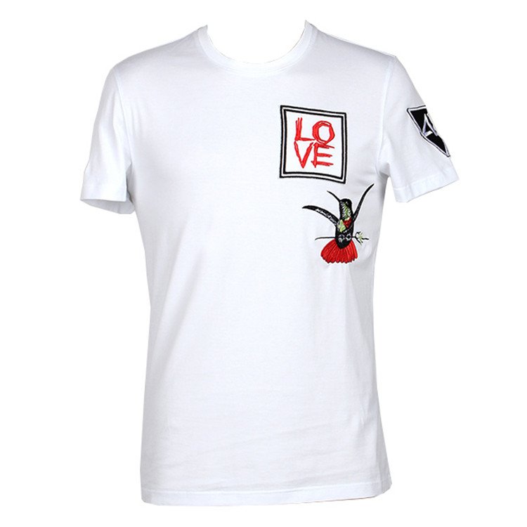 men's short sleeve blank 180-280gsm 100% cotton fitted tshirt custom silk screen t-shirts embroidery print logo quality t shirt