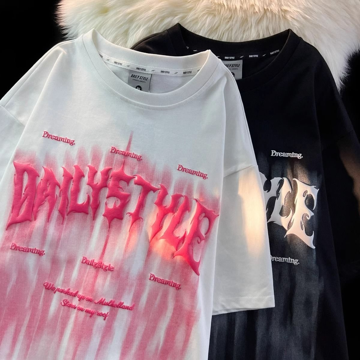 Latest Designer Streetwear 3d Puff Print Tshirts 100% Cotton Printing Your Brand Logo Plus Size Men's T-shirt