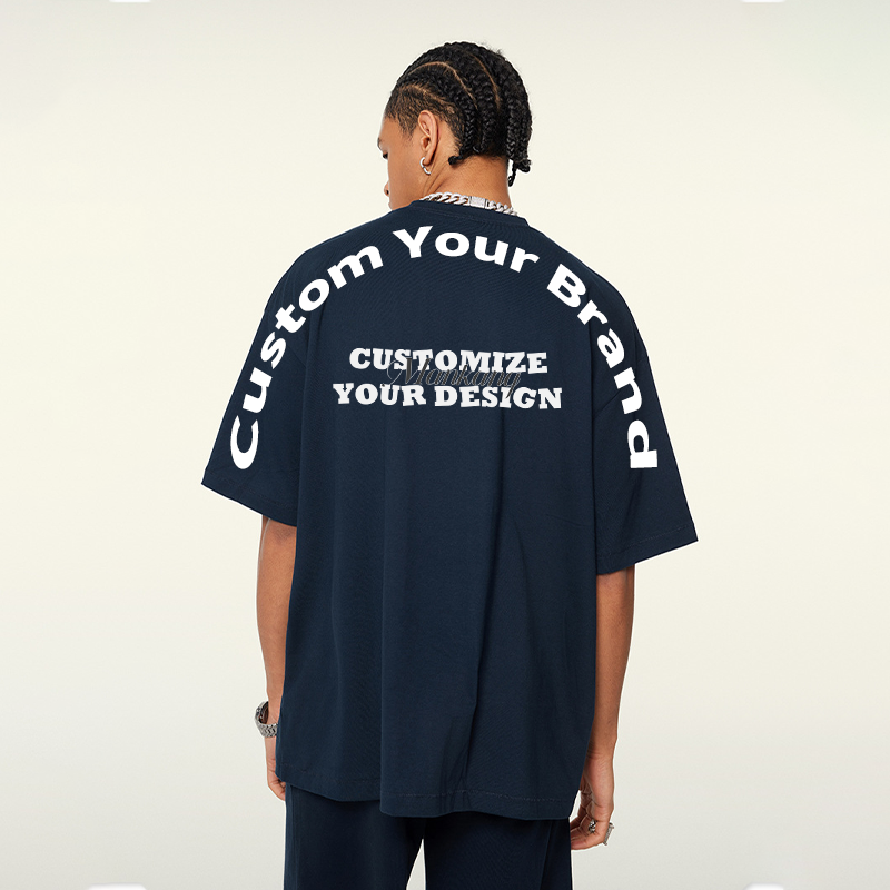 custom graphic tee mens boxy t shirt streetwear camiseta oversized tshirt plus size men's t-shirts plain cotton t shirt for men