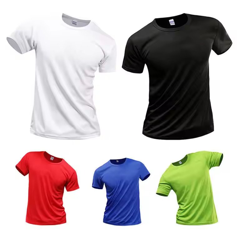 Cheap Blank Short Sleeve Running Sports T shirt Custom Printed Sublimation Logo T-shirt Polyester Quick Dry Men's T shirt