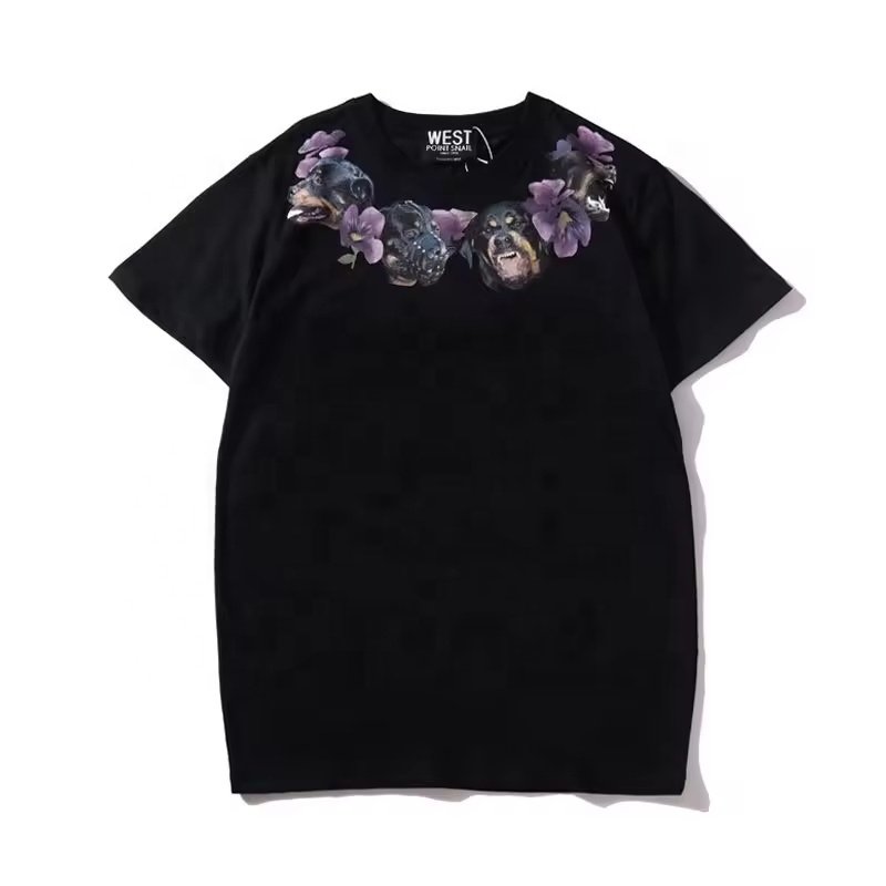 Men's short-sleeved t-shirt summer 2024 new brand trend ice silk half-sleeved cotton t-shirt top clothes men's clothing