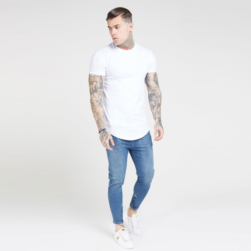 Custom plain plus size men's t-shirt for men 100% cotton custom made oversized men t-shirts Cotton Blend T Shirts
