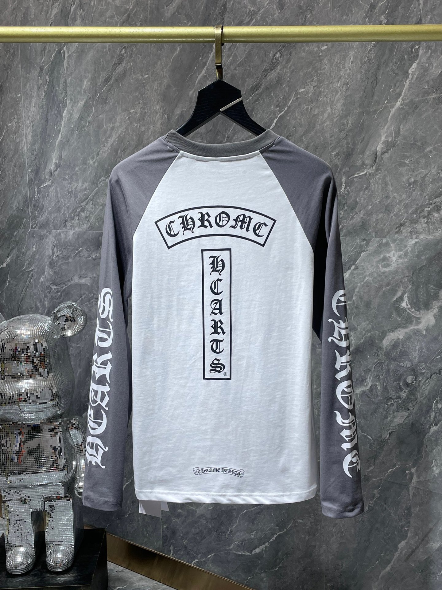 King Mcgreen Star Chrome Heart Spring Street Boys Girls long-sleeved T-shirt for men and women