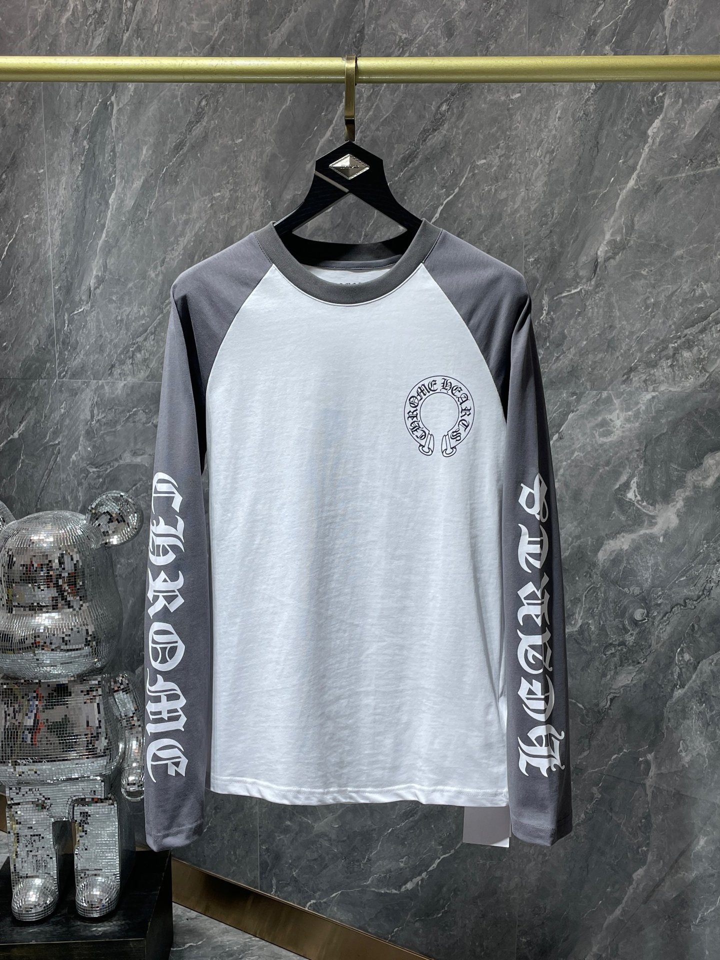 King Mcgreen Star Chrome Heart Spring Street Boys Girls long-sleeved T-shirt for men and women
