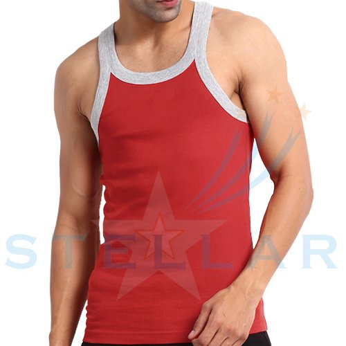 Sleeveless Men's T shirts Dropped Arm hole Cotton Tank Tops Plain Custom Gym Vests