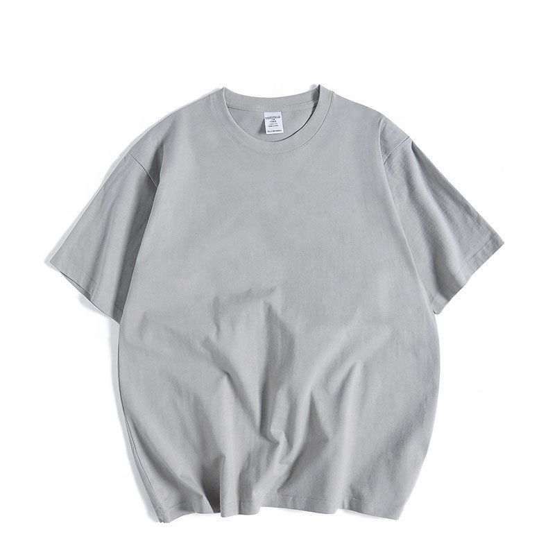 Custom 250g High Quality HeavyWeight Plain Oversized Tshirt Printing Embroidery Custom Blank 100% Cotton drop shoulder T-Shirt