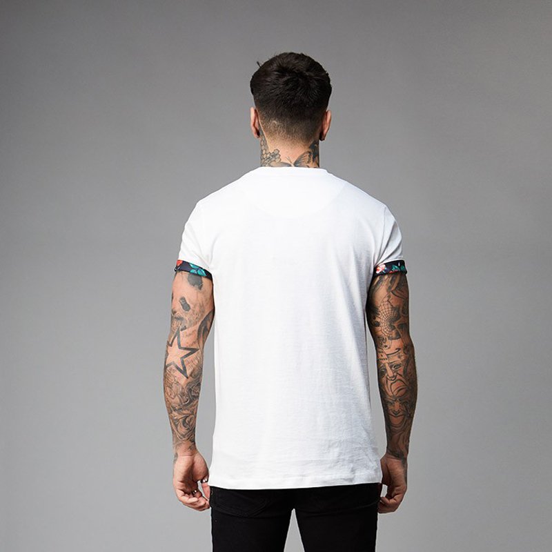 Italy manufacturers men's clothing v neck t shirts 100% cotton with short sleeves solid blue color 2023