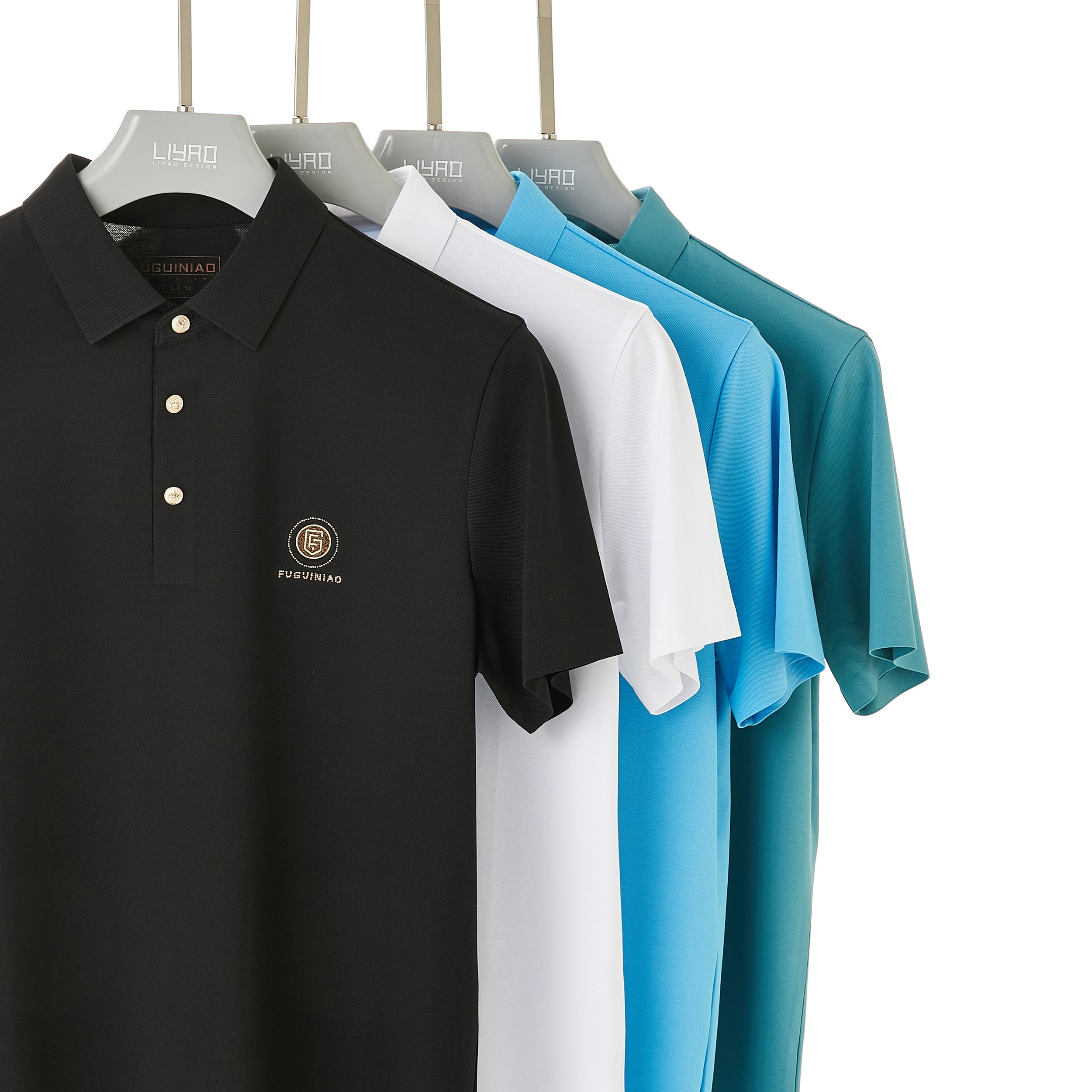 Daily Casual Sports Style Luxury Design Polo- Neck Man Polo T-Shirt 170-210grams Heavyweight Exquisite Tailoring Embroidered