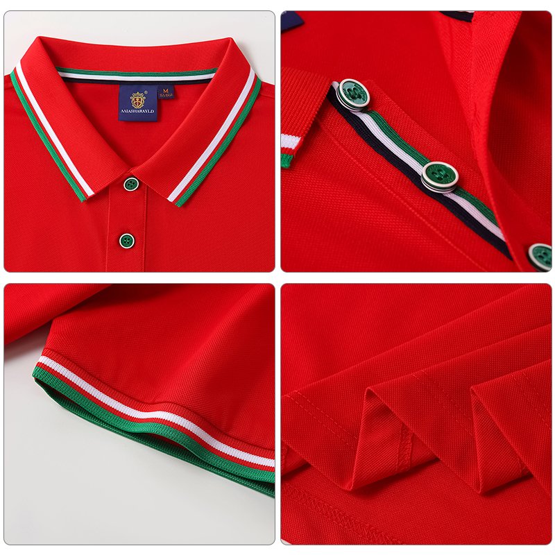 2022 customized high quality polo men's t-shirt sport custom design cotton men's polo shirt embroidery