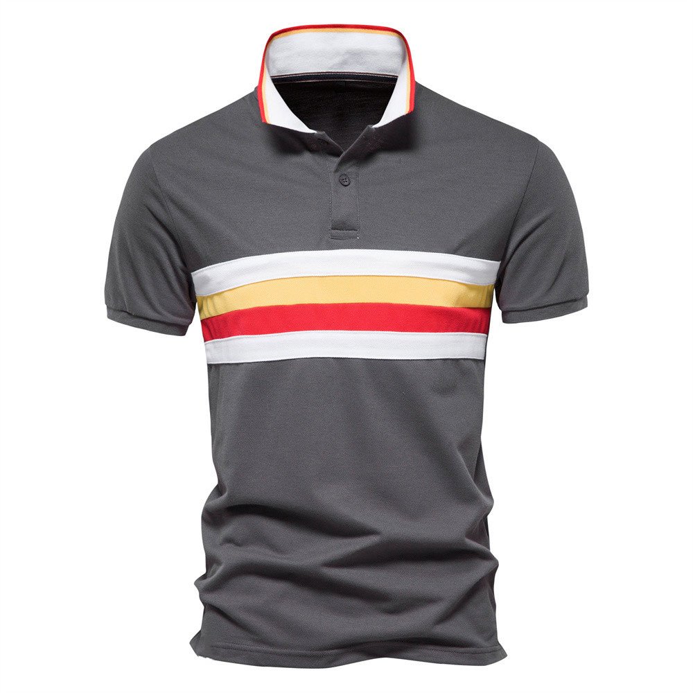 Latest Design Summer Casual Custom Logo Breathable Printed Plus Size Fashion Men Polo t Shirt