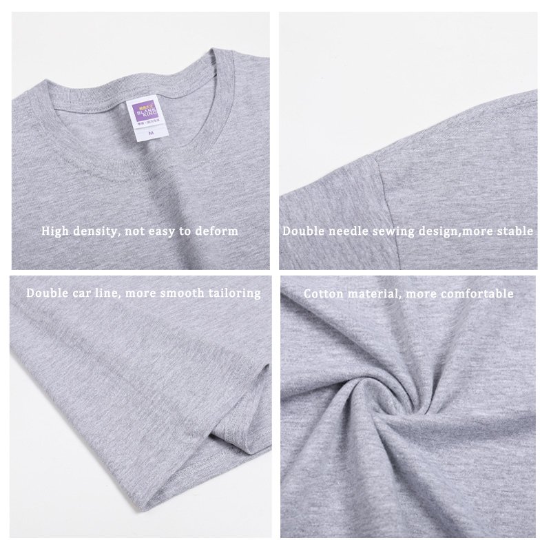 Oversized Casual Blank 100% Cotton T Shirt Round Neck Men's T-Shirts With Custom Logo Plain T Shirt For Men