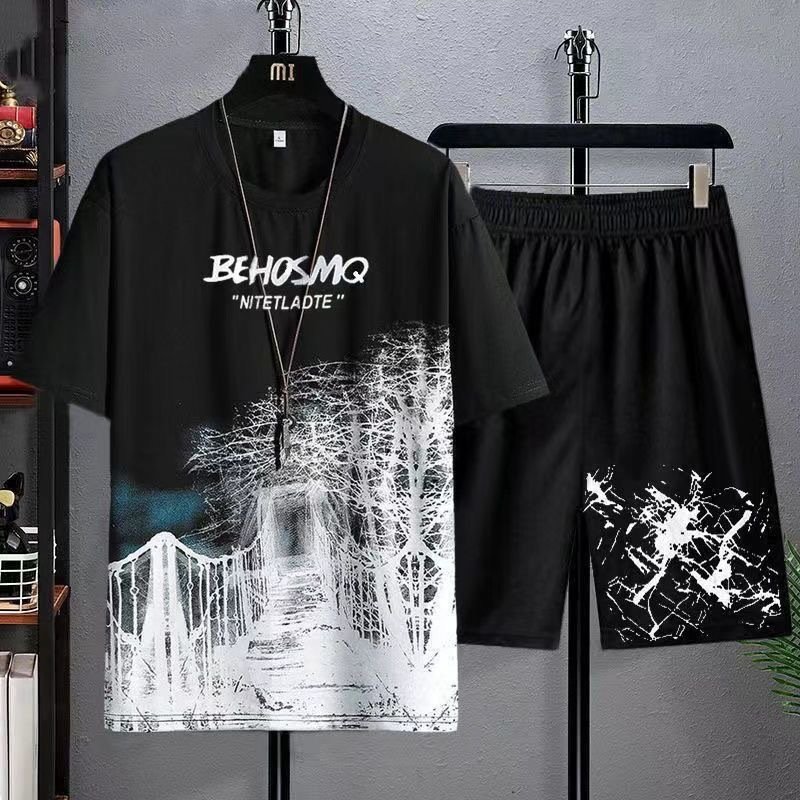 Hip Hop Spring Summer T Shirt Oversized Shirts Printed Logo Loose Men'S T-Shirt