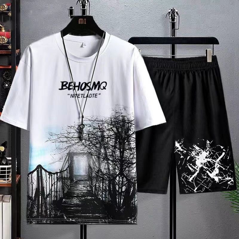 Hip Hop Spring Summer T Shirt Oversized Shirts Printed Logo Loose Men'S T-Shirt