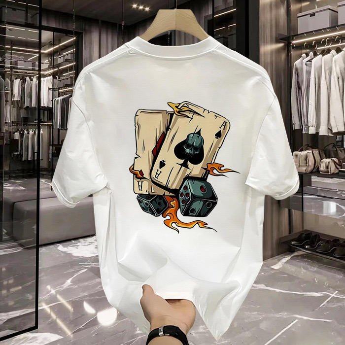 Men's T-shirt Men's Stone Washed T Shirt Soft Cotton Oversized Fit T Shirt Custom Oversize tshirts and shorts