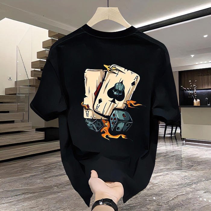 Men's T-shirt Men's Stone Washed T Shirt Soft Cotton Oversized Fit T Shirt Custom Oversize tshirts and shorts