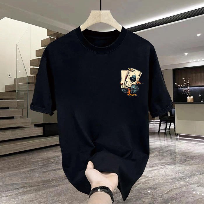 Men's T-shirt Men's Stone Washed T Shirt Soft Cotton Oversized Fit T Shirt Custom Oversize tshirts and shorts