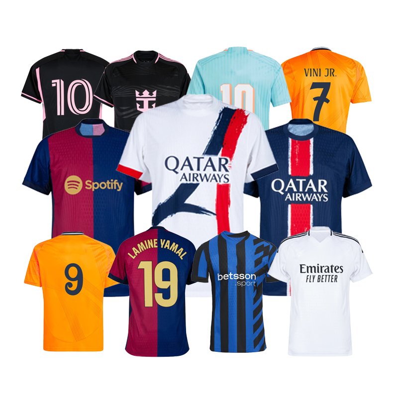 2425 Wholesale Football Shirt Soccer Jerseys Soccer Wear Football Jersey Soccer Uniform Club Men's T-Shirt Football Jersey