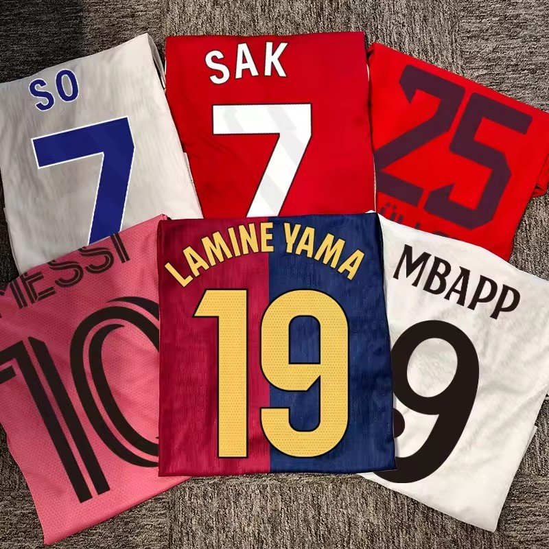 2425 Wholesale Football Shirt Soccer Jerseys Soccer Wear Football Jersey Soccer Uniform Club Men's T-Shirt Football Jersey