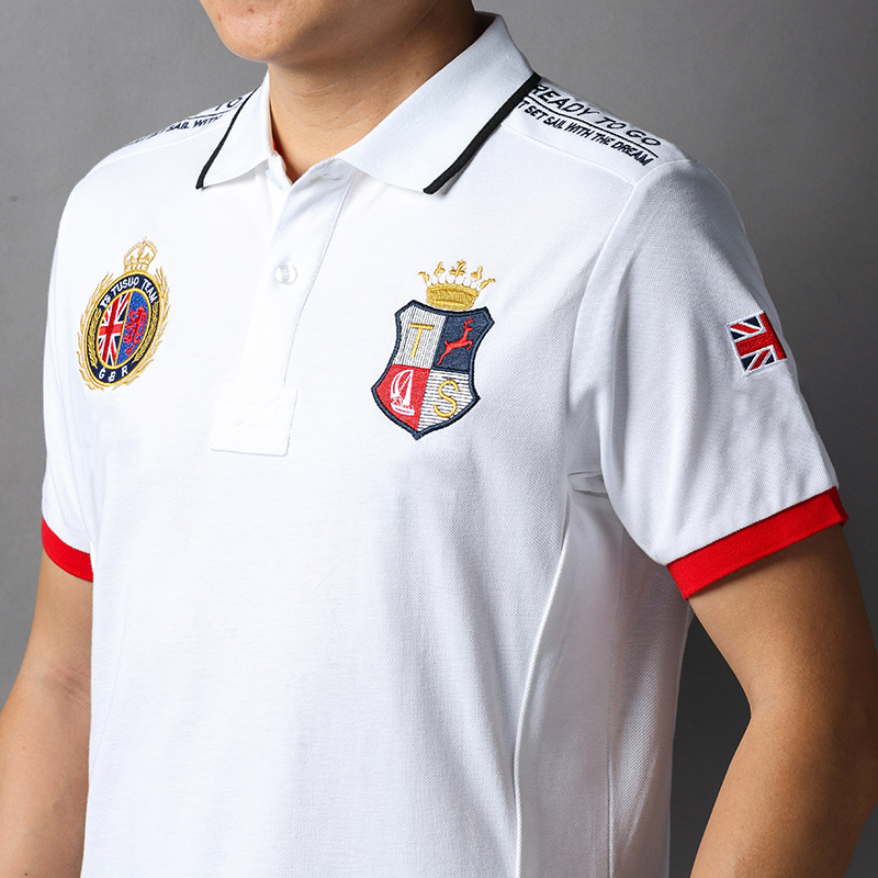Summer Men Sportswear Cotton Short Sleeve Polo Shirt Street Wear Embroidery Casual Fashion Masculine Tops