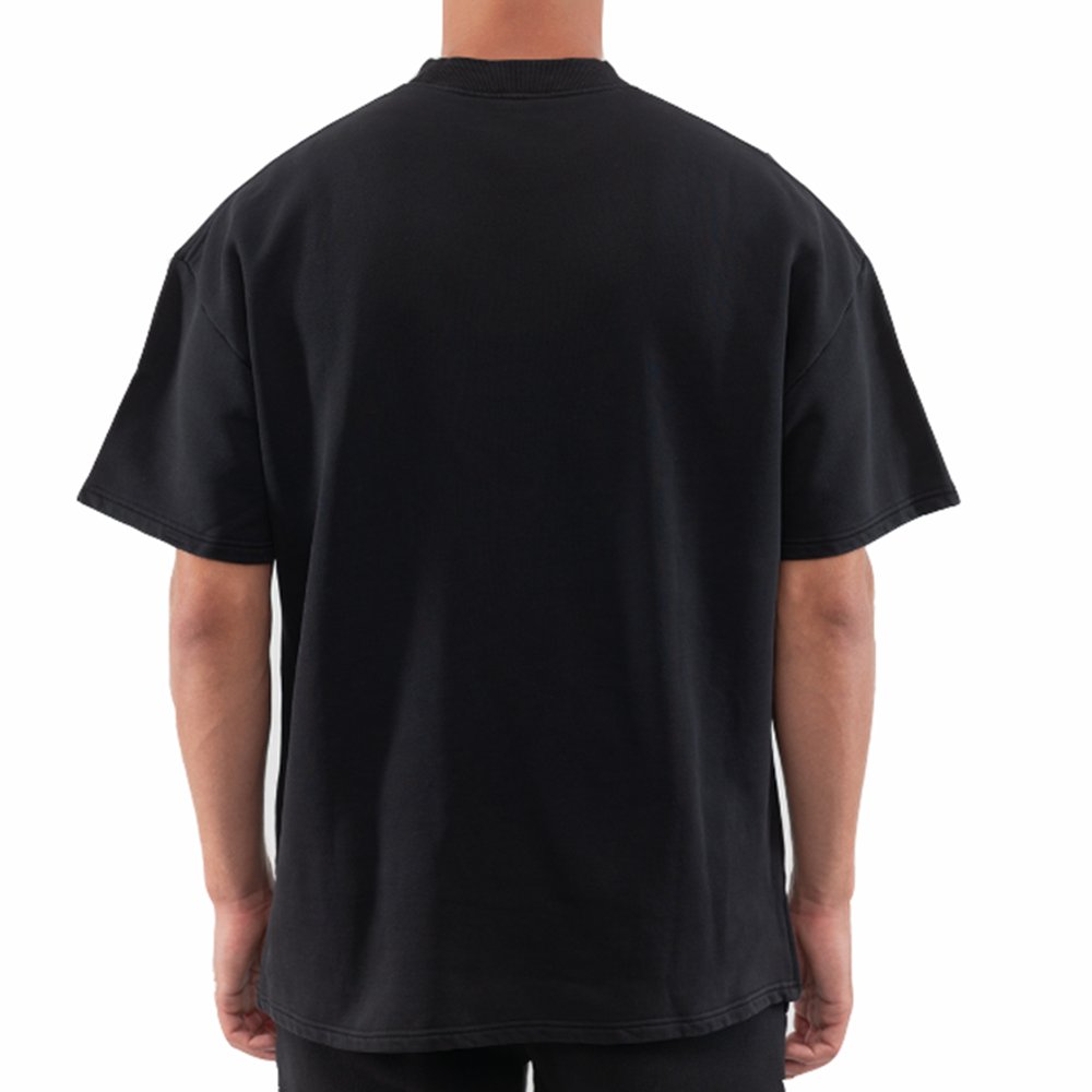 high quality oversize men's t-shirt drop shoulder heavyweight 250 gsm luxury blank heavy cotton tshirt custom streetwear t shirt