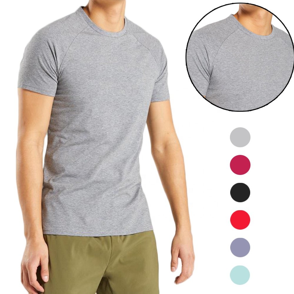 Wholesale ActiveWear Gym Male Jogger Running Quick Dry Sports T shirt Custom Print Fitness Workout Jogging Blank Men's T-shirt