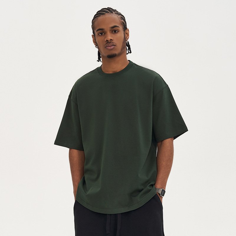 High Quality 100% Cotton Custom T Shirt For Men Blank Heavy Weight Drop Shoulder Oversized Men's T-Shirts