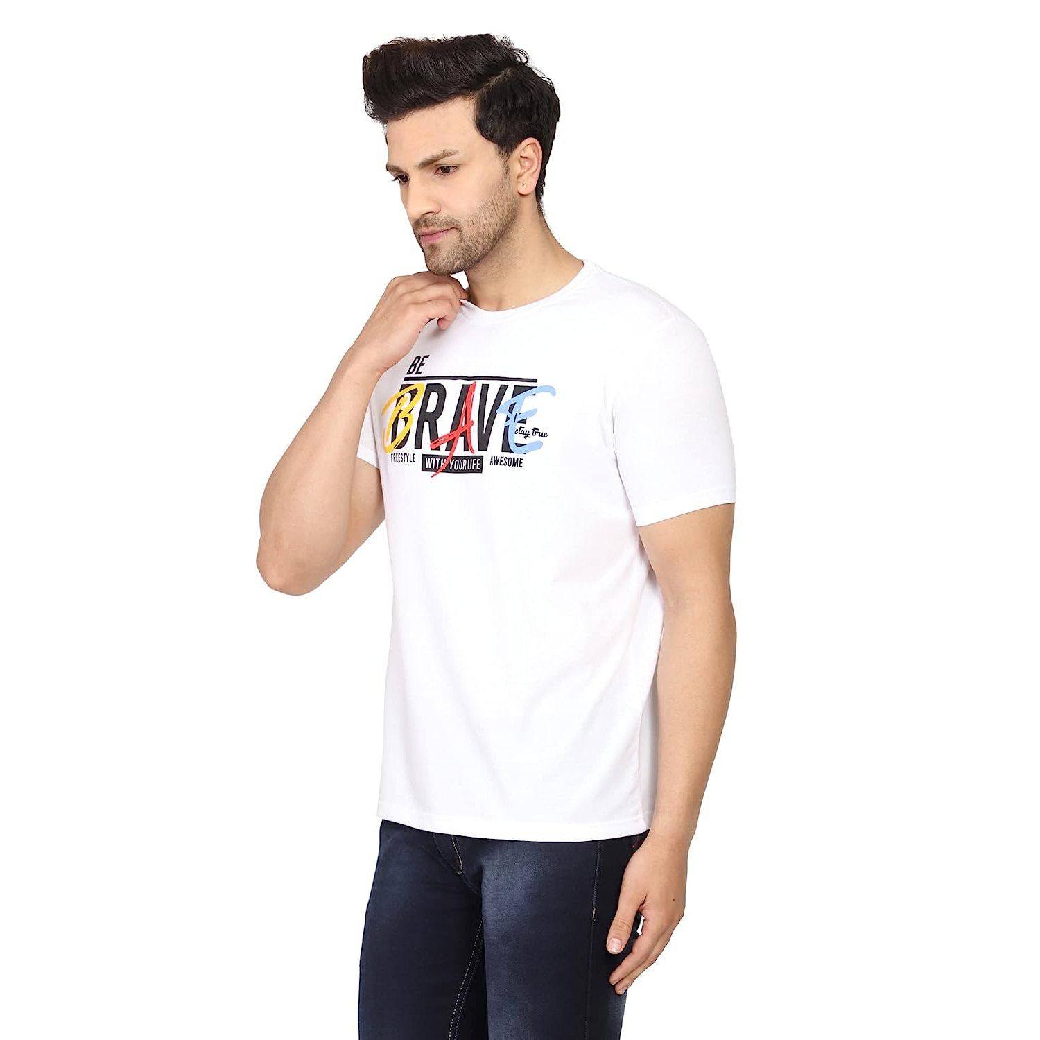 100% Cotton High Quality And Cheap Price Custom Printing Slim Fit Men's T Shirt Wholesale Price Manufacturing From Bangladesh