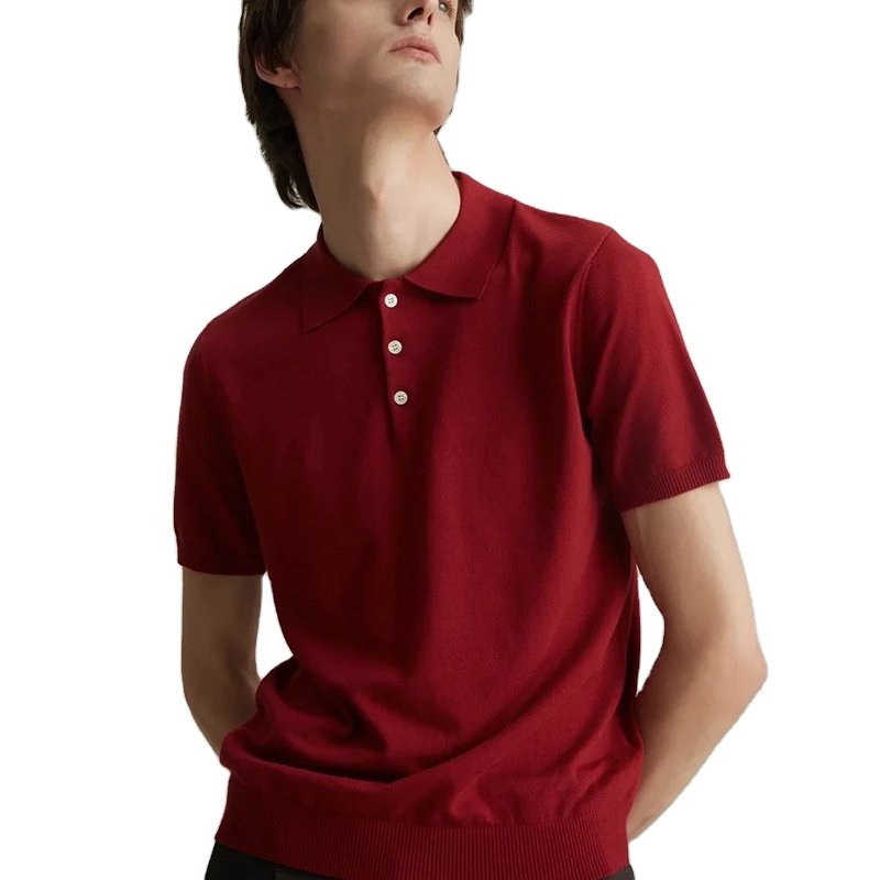 New style Polo Shirt Customized logo Men's T-shirt Polo Shirt Cotton Work Clothes Small Batch Men's Polo Shirt