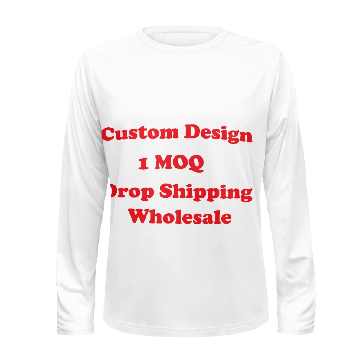 Exclusive Product Oversized Casual Men's Long Sleeve T-Shirt Factory Supply Custom Printing Logo Pattern Crew Neck T-Shirt