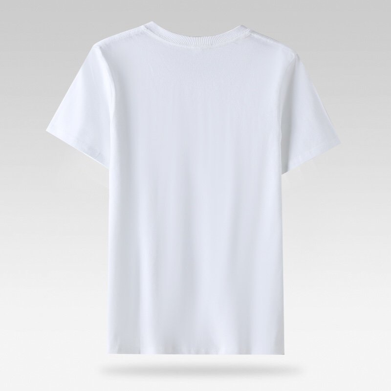 Plain Black White And Gray Men's T-shirts Oversize Cotton Men's T-shirt Printed