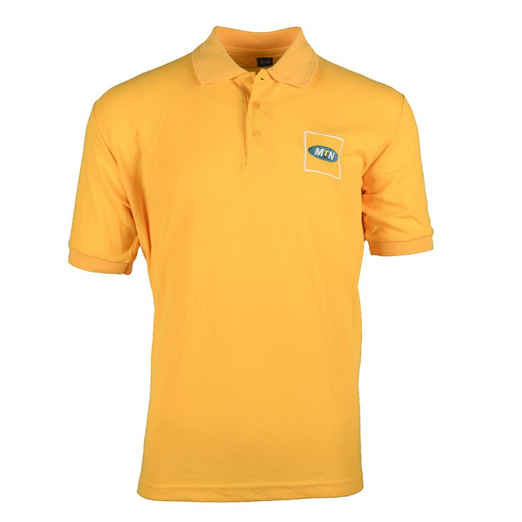 Custom Africa Polo Man Collar T Shirt 100% Cotton With Logo For Wholesale Clothing