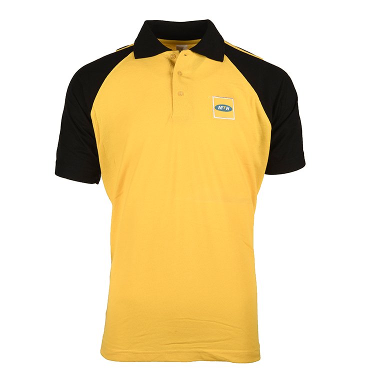 Custom Africa Polo Man Collar T Shirt 100% Cotton With Logo For Wholesale Clothing