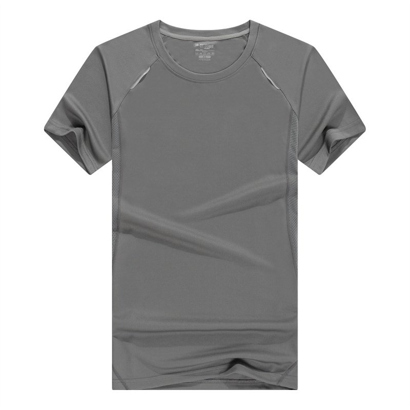 Wholesale Men s sport quick-dry clothing custom printed t-shirt with printed pattern polyester short-sleeved t-shirt