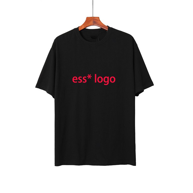 Original Quality 1 to 1 Ess Tshirt 230gsm Men's Clothing High Quality 100% Cotton T-Shirts Streetwear T Shirts For Men