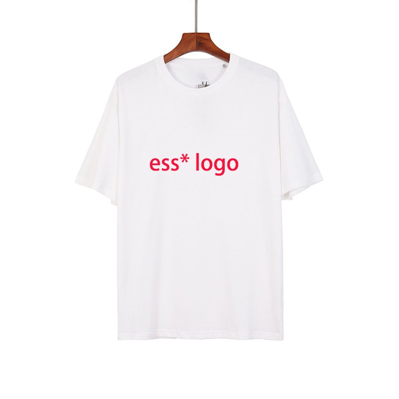 Original Quality 1 to 1 Ess Tshirt 230gsm Men's Clothing High Quality 100% Cotton T-Shirts Streetwear T Shirts For Men
