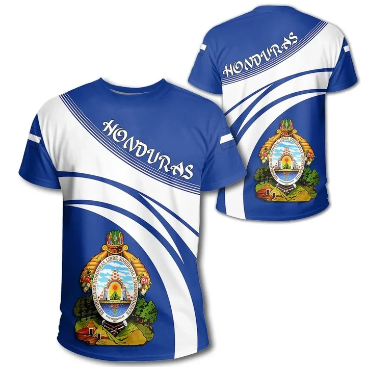 Latest Design Men's T-shirt Honduras SAN Pedro Sula National Emblem Graphic T-shirt Print On Crewneck Men's Shirt